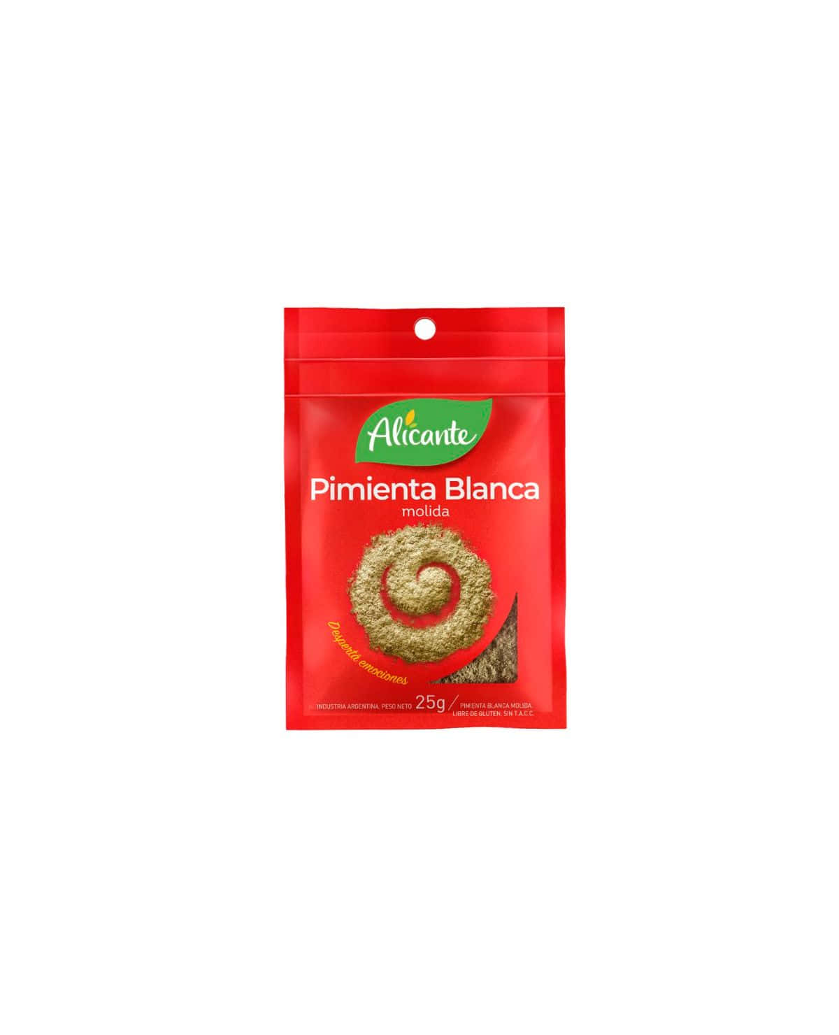 Condimento Pimienta Blanca Molida Alicante 25 Gr